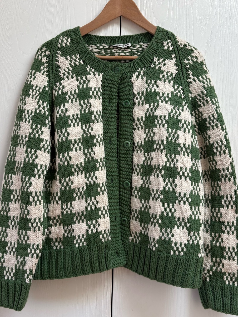 You Must Create Cotton Chunky Cardigan